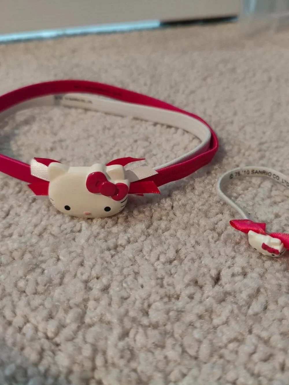 Hello Kitty headband and matching bracelet